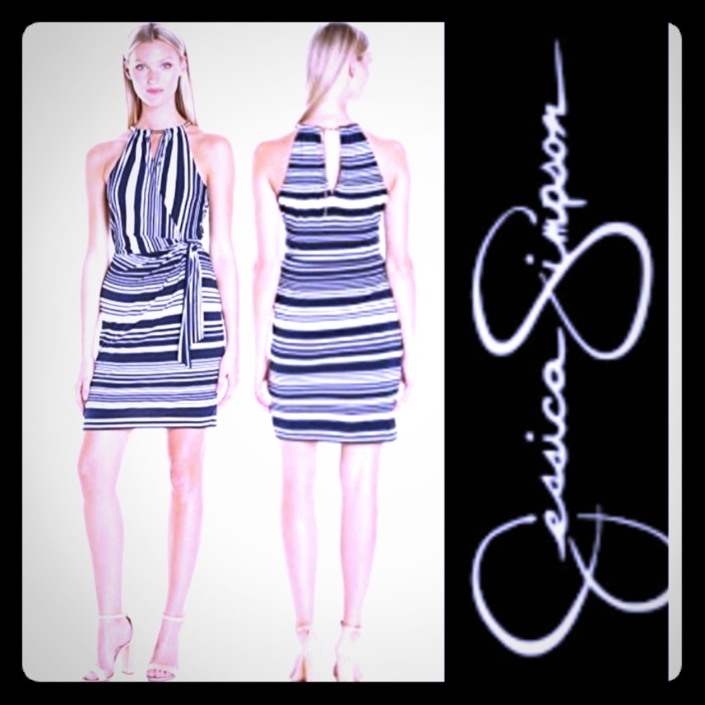 Jessica Simpson Bungee Halter Dress